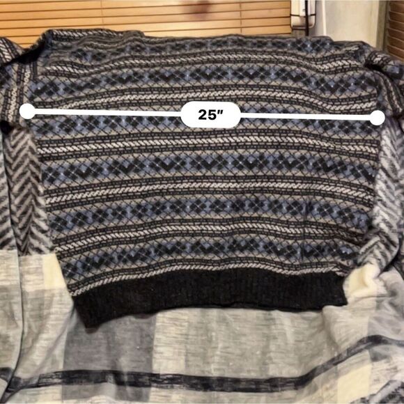 Vintage R&R Casuals Fair Isle Shetland Wool Sweater XL - Picture 7 of 7
